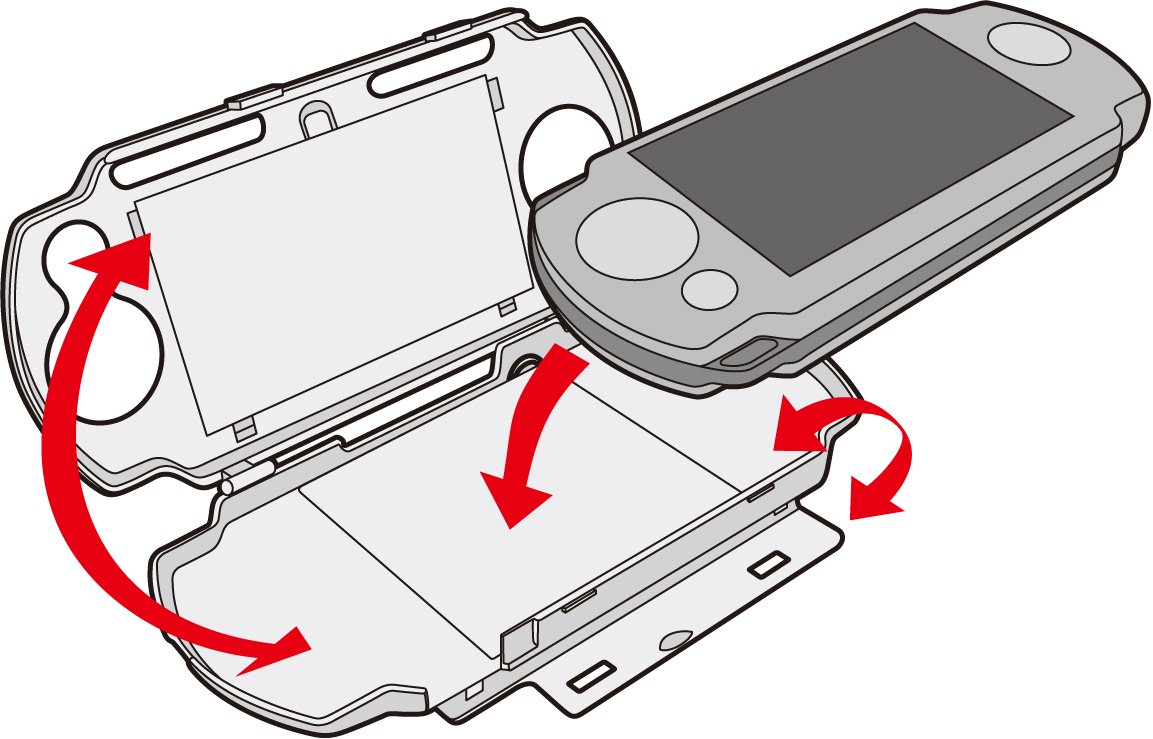 Amazon | (PSP3000用)クリアハードケース | ケース・プロテクター
